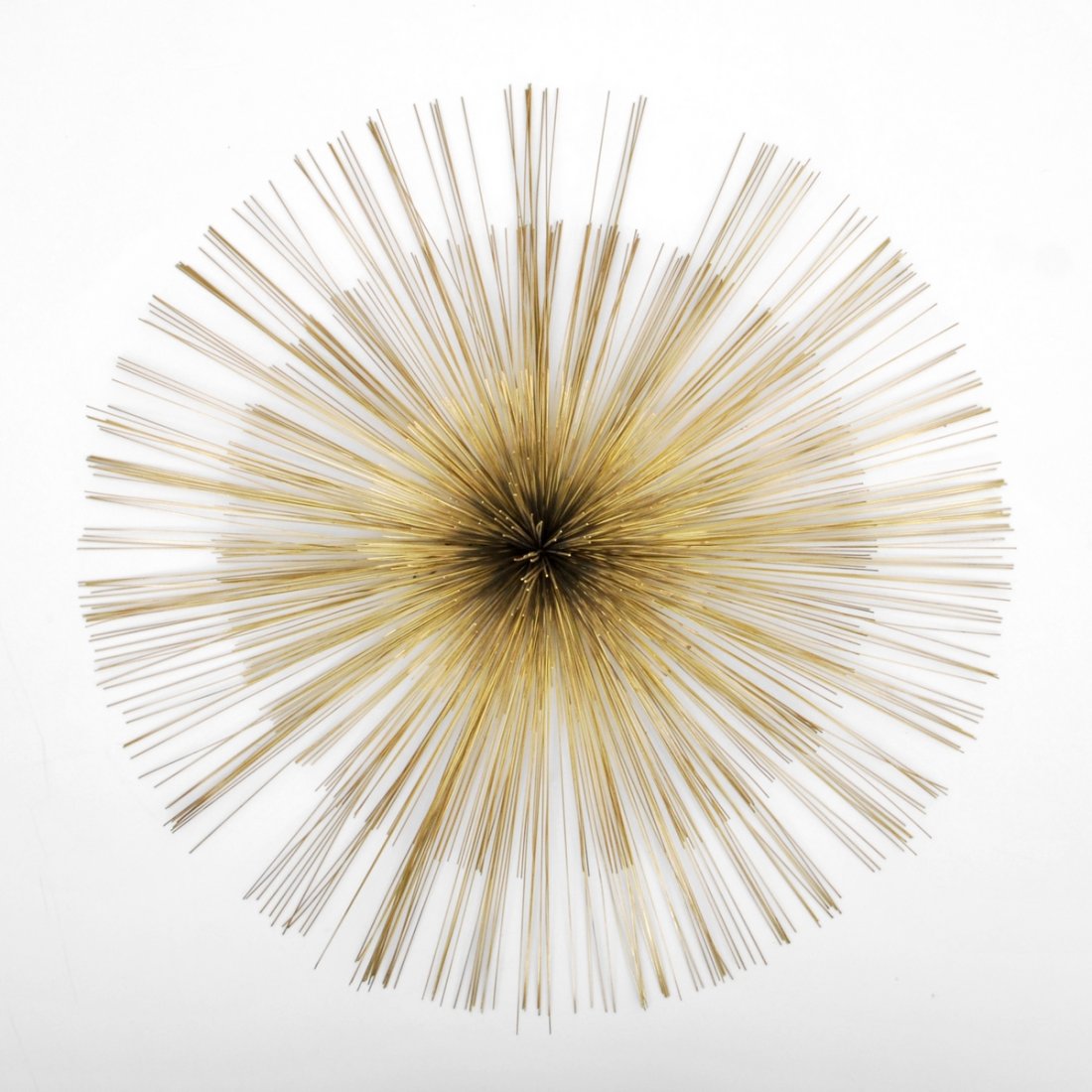 Large Curtis Jere "Sunburst" Sculpture: Designer & Manufacturer: Curtis Jere; Artisan House Markings: marked; dated 1987 Country of Origin & Materials: USA; metal Additional Information & Circa: Large "Sunburst" sculpture by Curtis Jere. Di