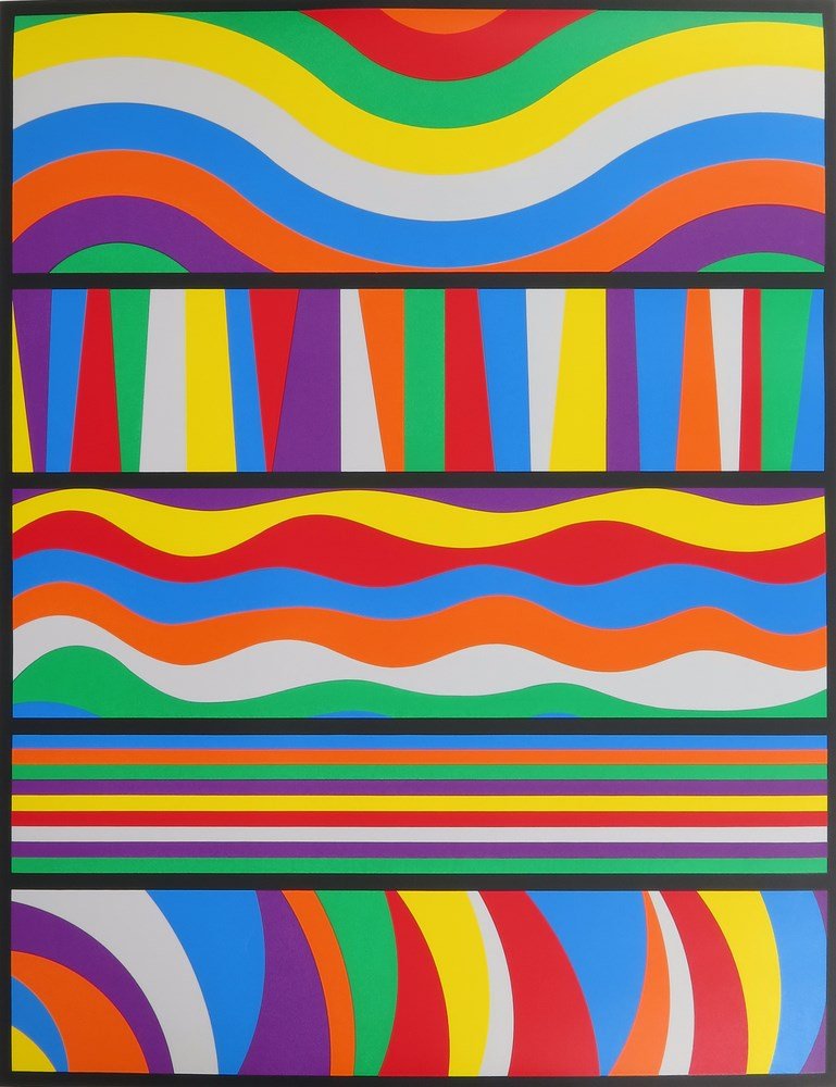 Sol Lewitt Lithograph: Designer & Manufacturer: Sol Lewitt Markings: signed; e. 74/108 Country of Origin & Materials: American; paper Additional Information & Circa: Lithograph by Sol Lewitt (1928-2007).(Key Word Search: Do