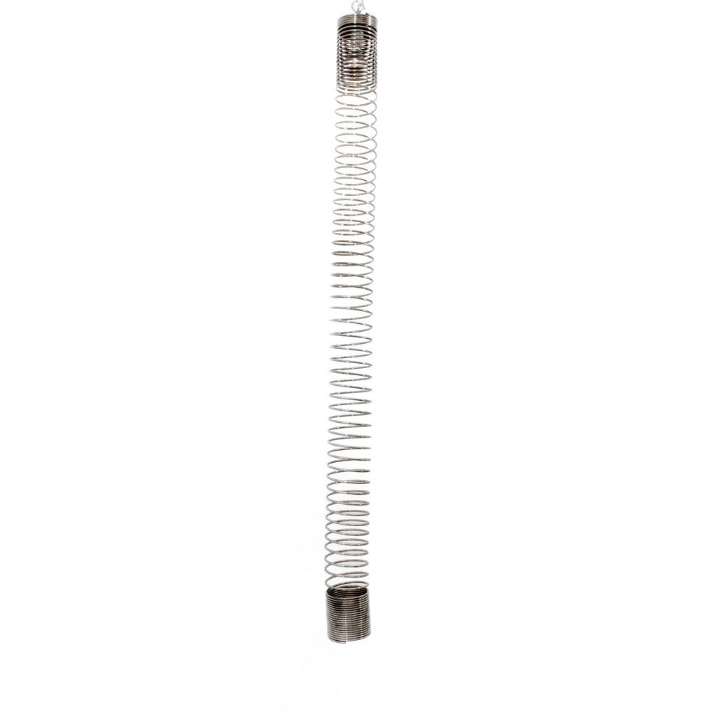 Angelo Mangiarotti "Spirale" Pendant Light: Designer & Manufacturer: Angelo Mangiarotti; Candle Markings: none Country of Origin & Materials: Italy; chrome-plated steel Additional Information & Circa: Spirale pendant light by Angelo Mangiarotti