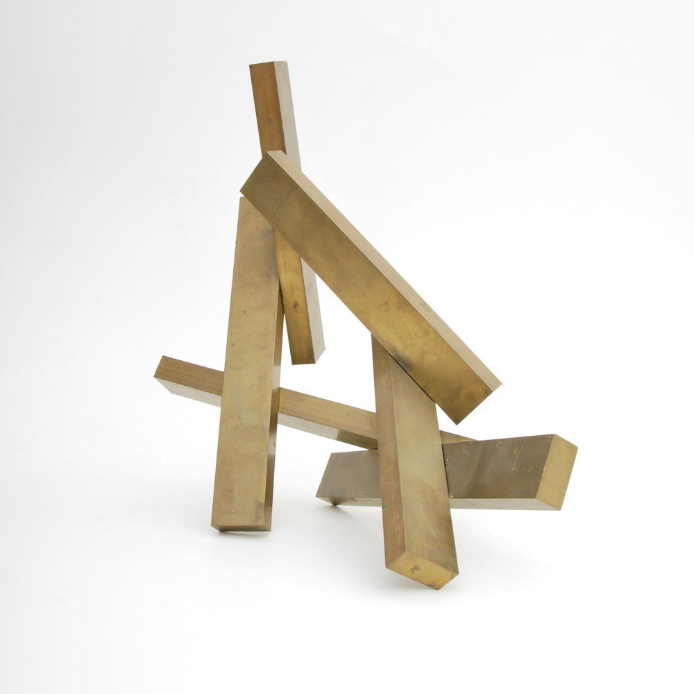 Larry Mohr Sculpture: Designer & Manufacturer: Larry Mohr Markings: none Country of Origin & Materials: American; bronze Additional Information & Circa: Bronze sculpture by Larry Mohr (1921-2013). Includes "The Sculpture o