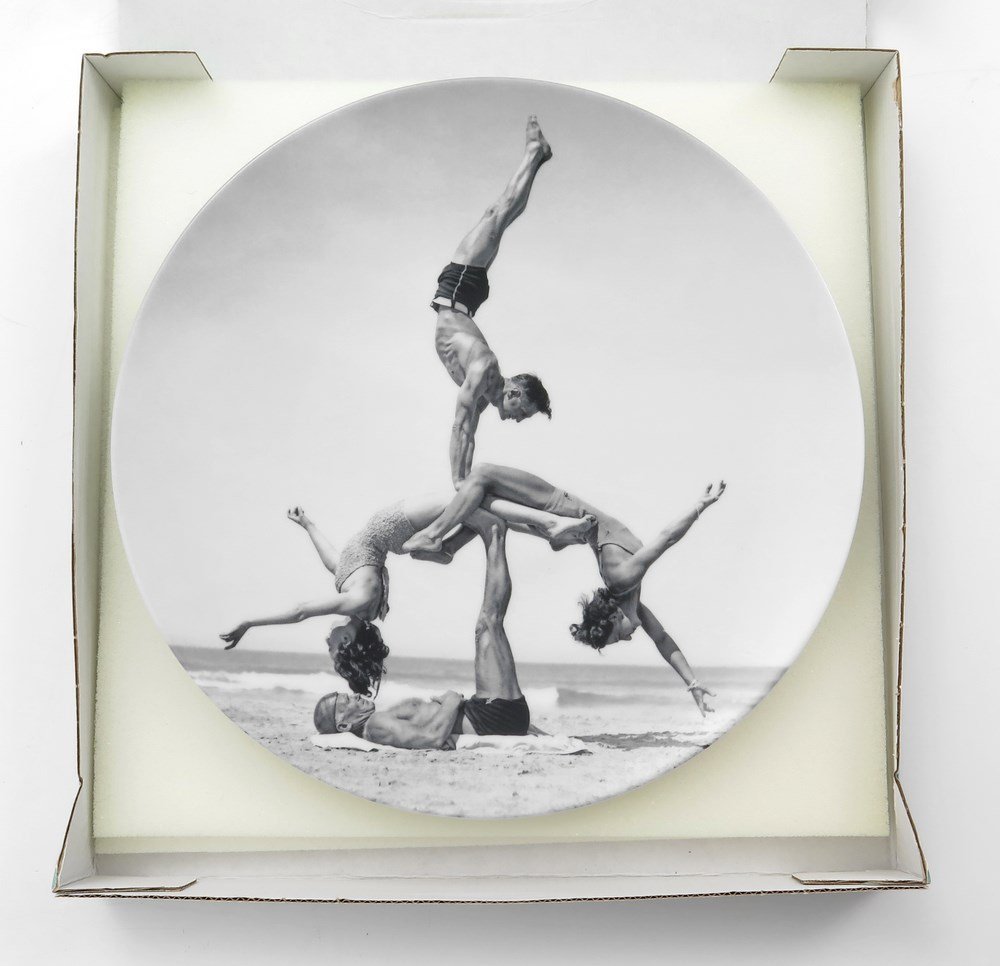 Jeff Koons Plate, W.O.W.: Designer & Manufacturer: Jeff Koons; Bernardaud Markings: marked; dated 2012 Country of Origin & Materials: American; porcelain Additional Information & Circa: W.O.W. (Works on Whatever) "Plate Editio