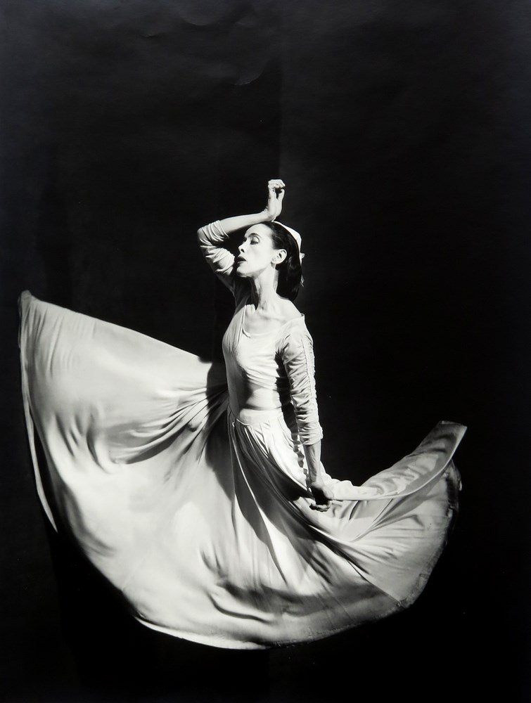 Barbara Morgan Gelatin Silver Print: Designer & Manufacturer: Barbara Morgan Markings: signed; dated 1940 Country of Origin & Materials: American; gelatin silver print Additional Information & Circa: "Martha Graham - Letter to the World"