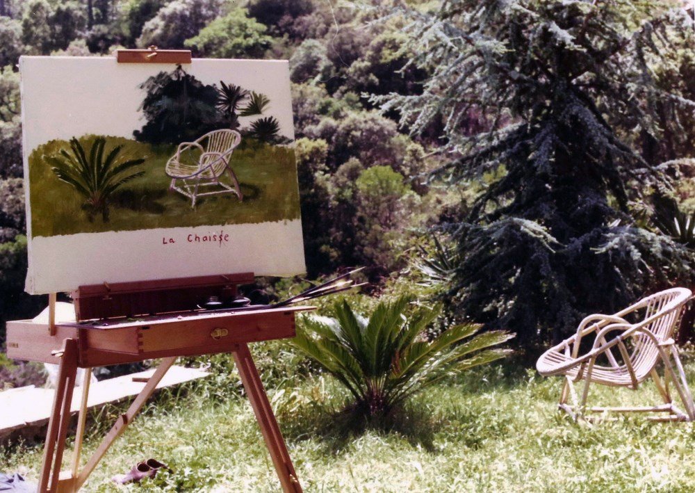 David Hockney Chromogenic Development Print: Designer & Manufacturer: David Hockney Markings: signed; e. 80/80 Country of Origin & Materials: English; chromogenic development print Additional Information & Circa: Chromogenic development print (C