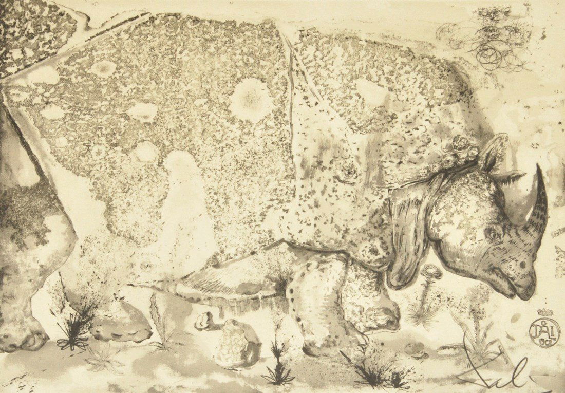 dali painting rhinoceros dali painting rhinoceros