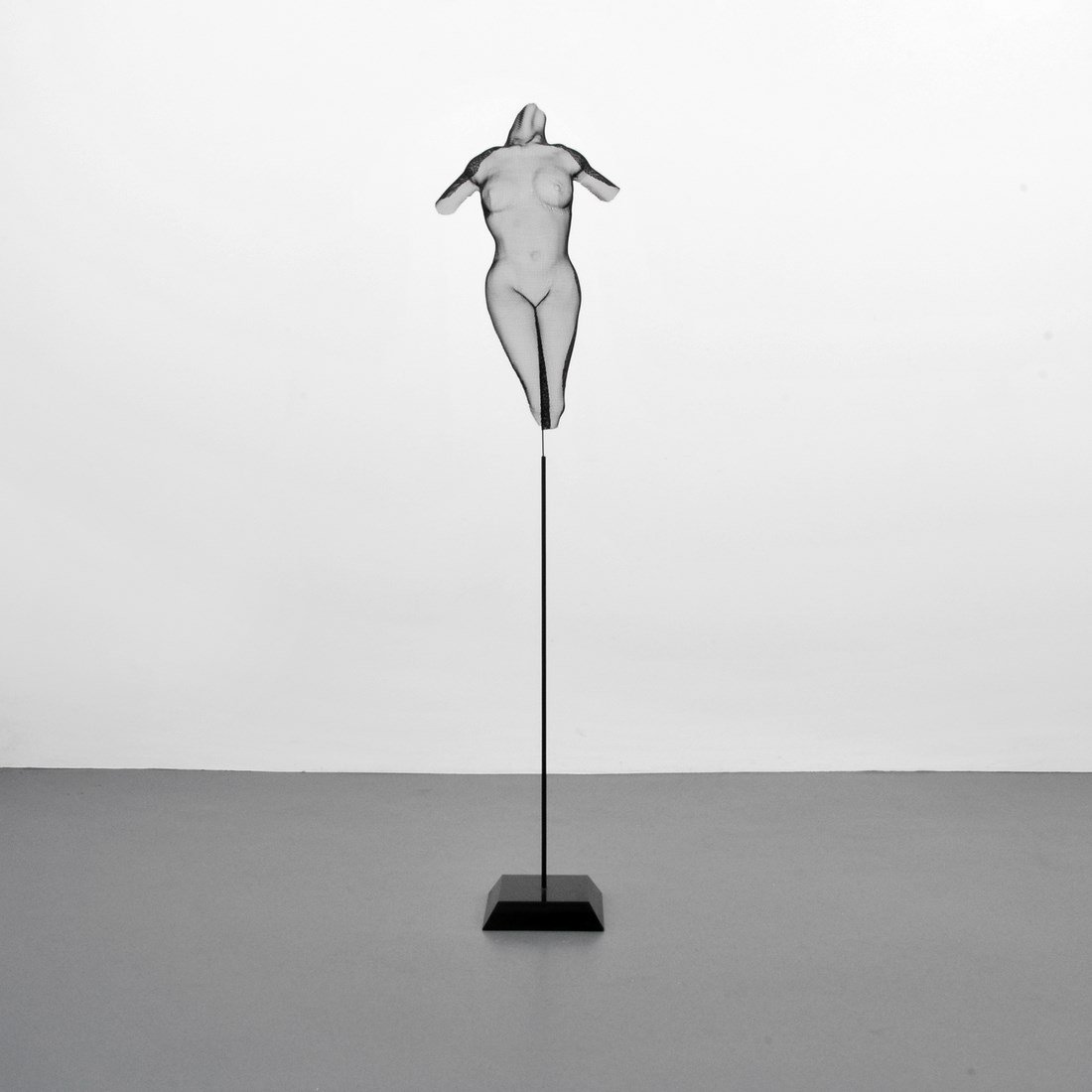 Tall Randy Cooper Sculpture: Designer & Manufacturer: Randy Cooper Markings: signed; 1998 Country of Origin & Materials: Mexican/American; metal Additional Information & Circa: Large 'Shadow' sculpture by Randy Cooper (b. 1942). 