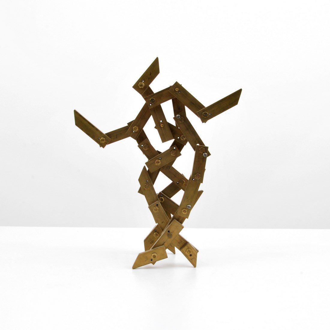 Larry Mohr Sculpture: Designer & Manufacturer: Larry Mohr Markings: none Country of Origin & Materials: American; bronze, other Additional Information & Circa: Bronze sculpture by Larry Mohr (1921-2013). Provenance: Estate