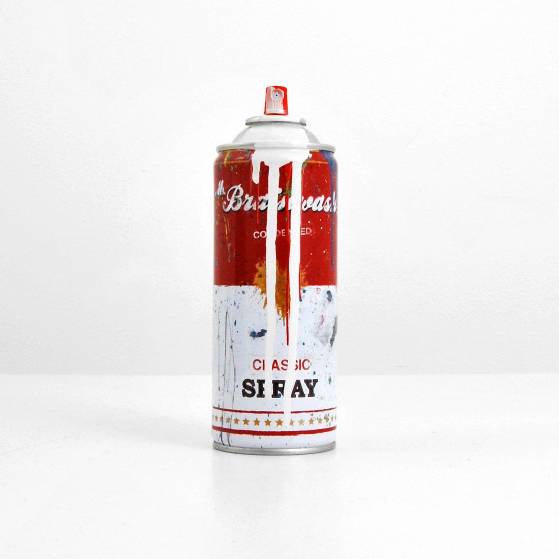 Mr. Brainwash 'Classic Spray' Sculpture, Signed Edition: Designer & Manufacturer: Mr. Brainwash (Thierry Guetta) Markings: signed; ed. 213/700; 2013 Country of Origin & Materials: French; metal, plastic Additional Information & Circa: Sculpture 'Classic Spr