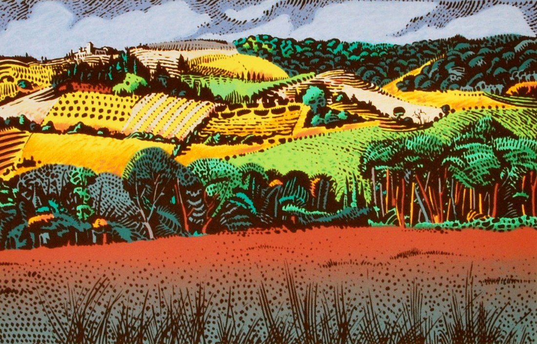 Milton Glaser Screenprints, Signed Editions: Designer & Manufacturer: Milton Glaser Markings: signed; ed. 66/300, ed. 120/300, ed. 116/300 Country of Origin & Materials: American; paper Additional Information & Circa: Set of three screenprints f