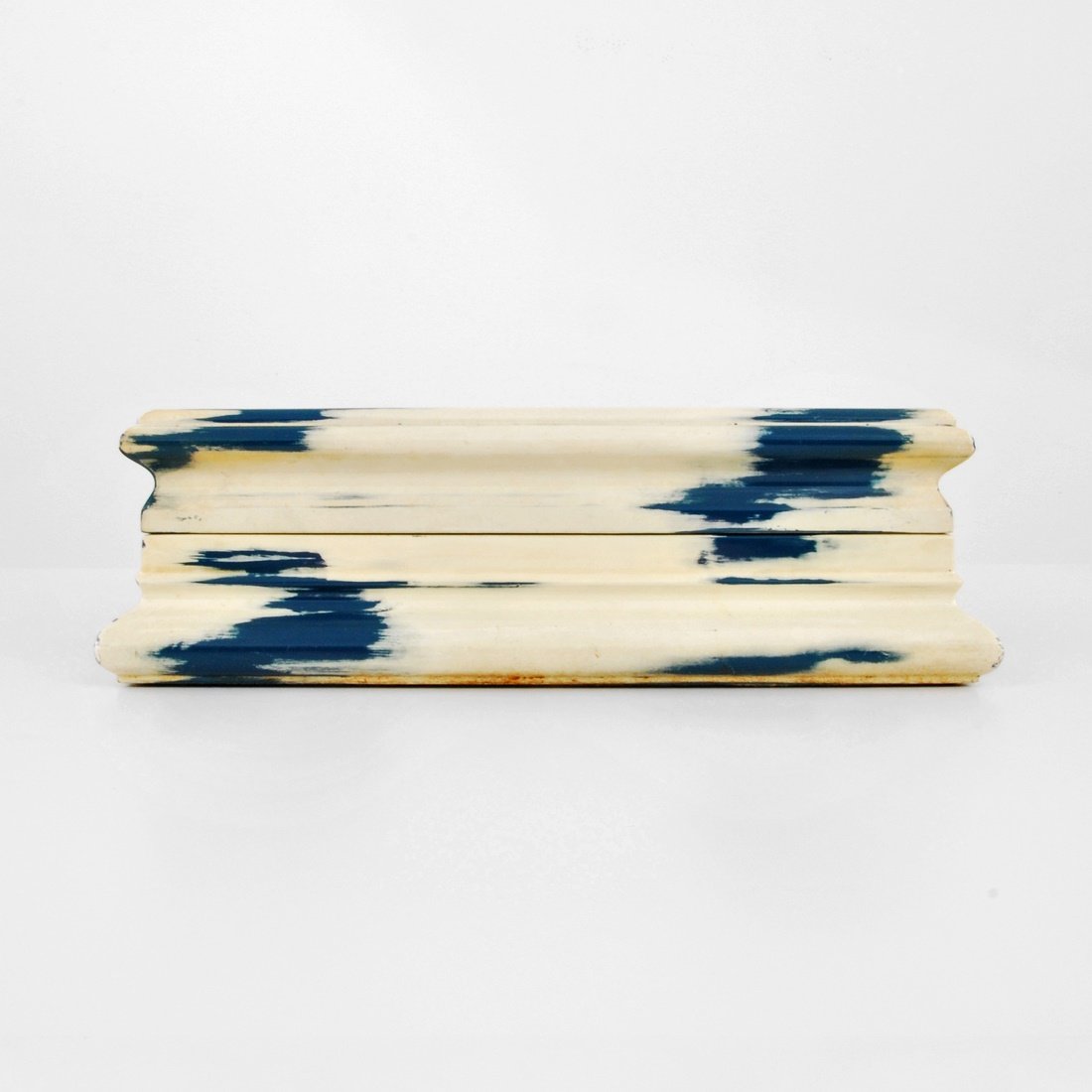 Karl Springer Decorative Box: Designer & Manufacturer: Karl Springer; Karl Springer Ltd. Markings: none Country of Origin & Materials: USA; wood, fabric Additional Information & Circa: Faux decorated lidded box by Karl Springer. C