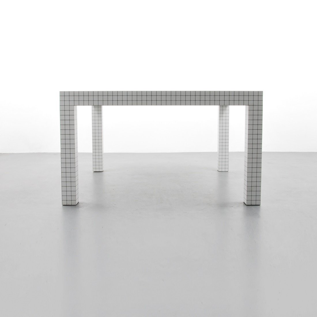 Superstudio '2600 Quaderna' Table: Designer & Manufacturer: Superstudio; Zanotta Markings: none Country of Origin & Materials: Italy; melamine, wood Additional Information & Circa: Dining table/desk 'Quaderna' by Superstudio. Reference