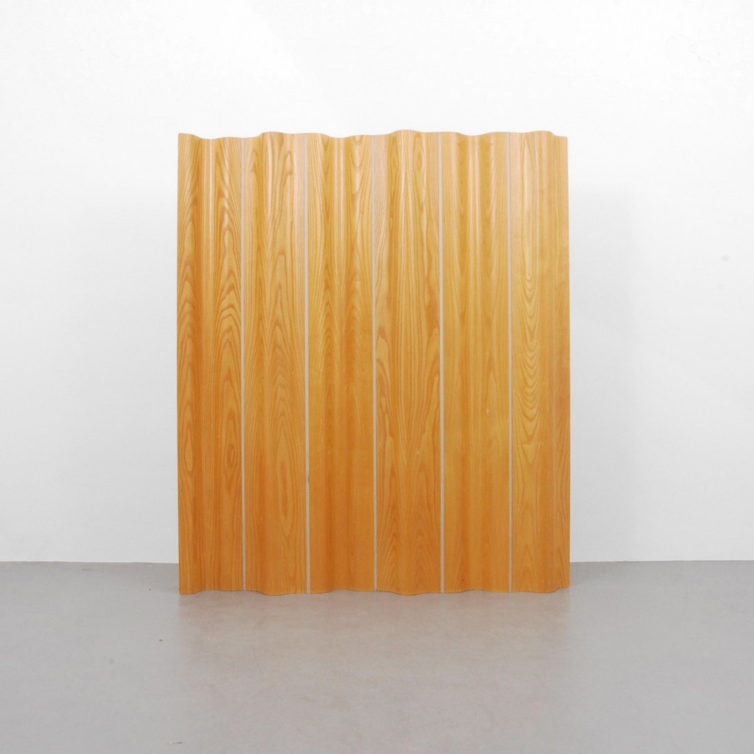 Charles & Ray Eames Folding Screen: Designer & Manufacturer: Charles & Ray Eames; Herman Miller Markings: none Country of Origin & Materials: USA; oak, other Additional Information & Circa: Six-panel 'FSW-6' folding screen/room divider