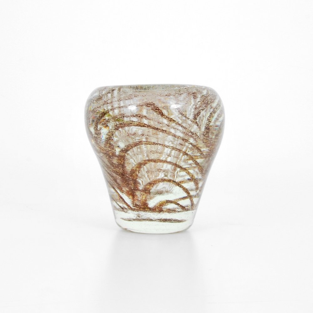 André Thuret Vase/Vessel: Designer (Artist) & Manufacturer: André Thuret Markings: marked Country of Origin & Materials: France; glass Additional Information: (Key Word Search: Venini, Barovier & Toso, Archimede Seguso, Cened