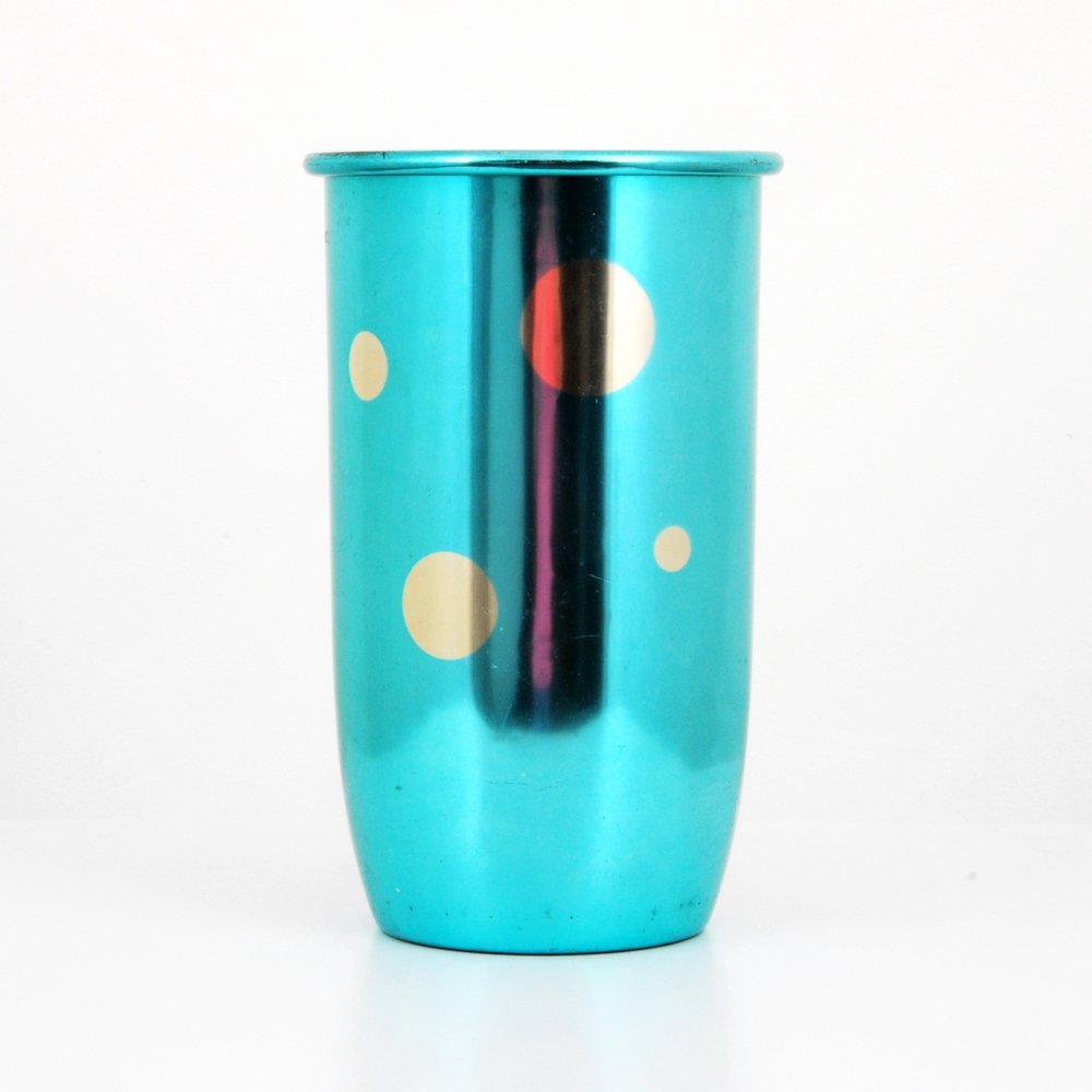 Early Ettore Sottsass Jr. Umbrella Stand: Designer (Artist) & Manufacturer: Ettore Sottsass Jr.; Paderno, Rinnovel Markings: marked Country of Origin & Materials: Italy; anodized aluminum Additional Information: Early umbrella stand by Ettore