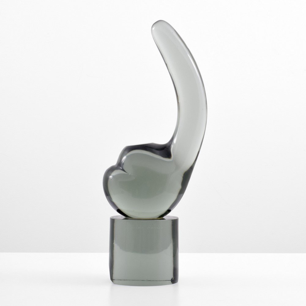 Monumental Loredano Rosin Sculpture, Murano: Designer & Manufacturer: Loredano Rosin Markings: marked Country of Origin & Materials: Italy; glass Additional Information & Circa: (Key Word Search: Venini, Barovier & Toso, Archimede Seguso, Cenede