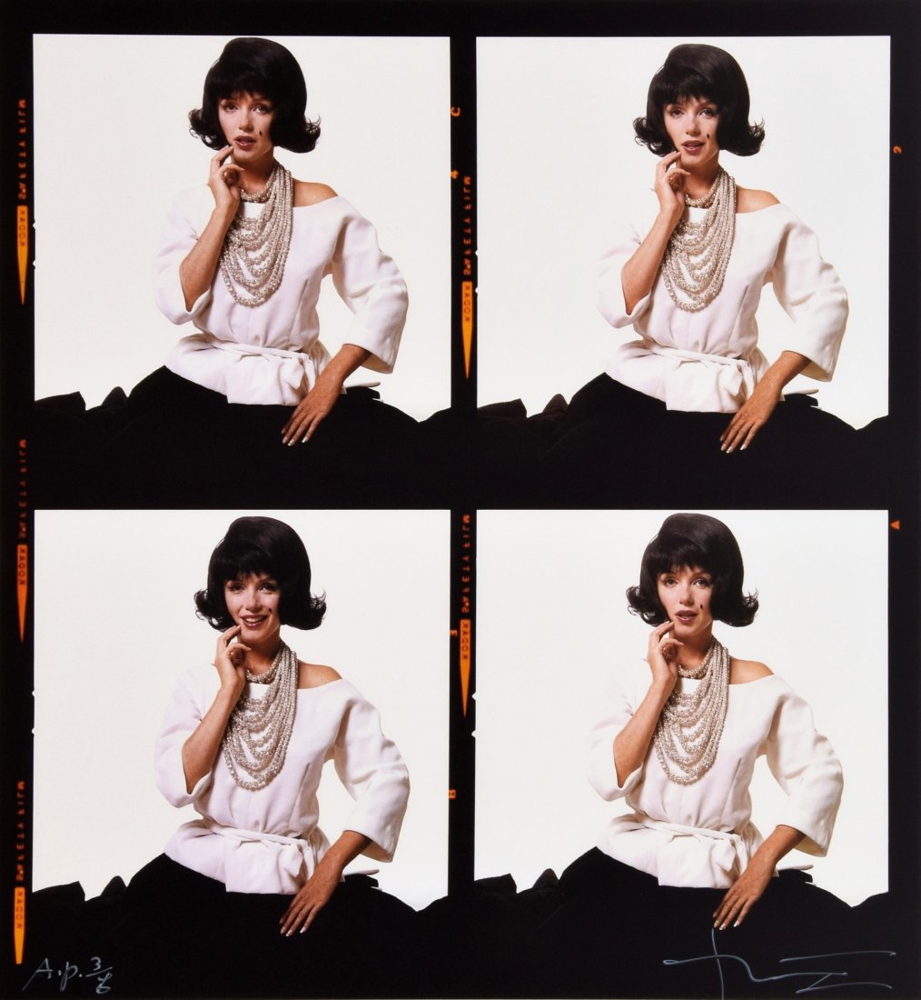 Bert Stern Marilyn Monroe Chromogenic C-Print, Signed: Designer & Manufacturer: Bert Stern (1929 - 2013) Markings: signed; AP 3/6 Country of Origin & Materials: American; Chromogenic C-Print Additional Information & Circa: Work is titled "Marilyn as Jacki