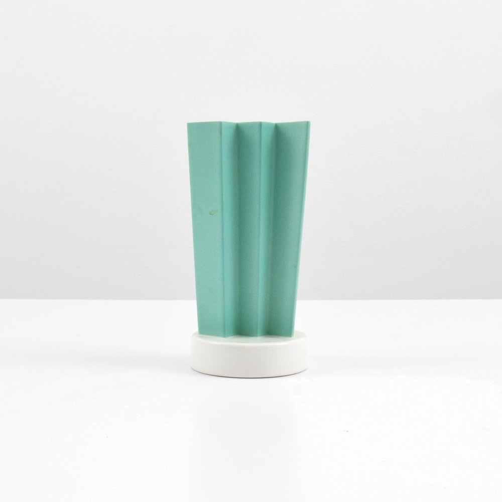 Ettore Sottsass Vase: Designer & Manufacturer: Ettore Sottsass (1917 - 2008); Alessio Sarri Markings: signed Country of Origin & Materials: Italy; ceramic Additional Information: (Key Word Search: Bitossi, Claude Conover,
