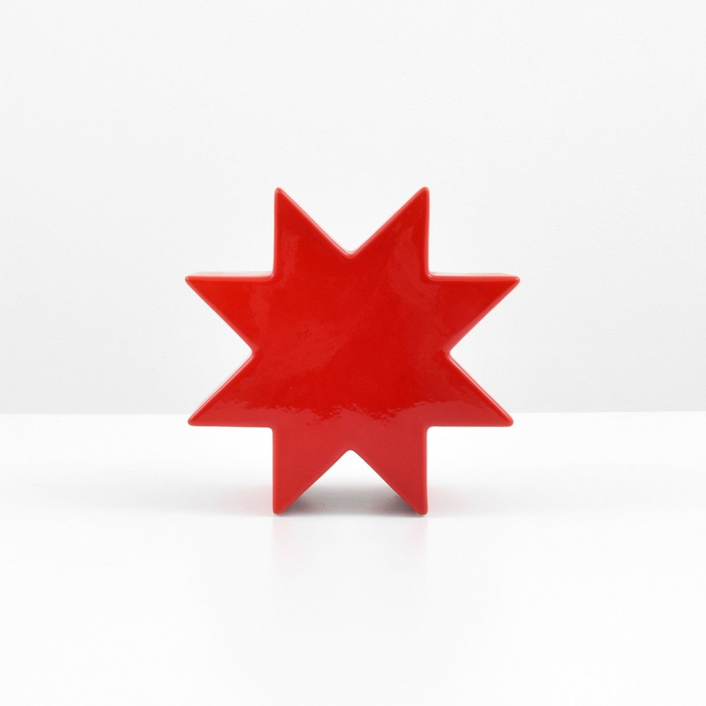 Ettore Sottsass HSING Vase: Designer & Manufacturer: Ettore Sottsass (1917 - 2008); Alessio Sarri Markings: signed Country of Origin & Materials: Italy; ceramic Additional Information: (Key Word Search: Bitossi, Claude Conover,