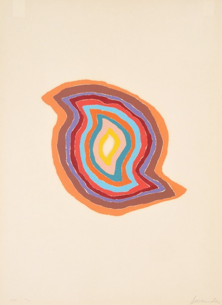 Arthur Secunda Lithograph, Signed Limited Edition: Designer & Manufacturer: Arthur Secunda (b. 1927) Markings: signed; ed. 16/25 Country of Origin & Materials: American; paper Additional Information: Gallery label to reverse: Owl 57 Galleries, Woodmer