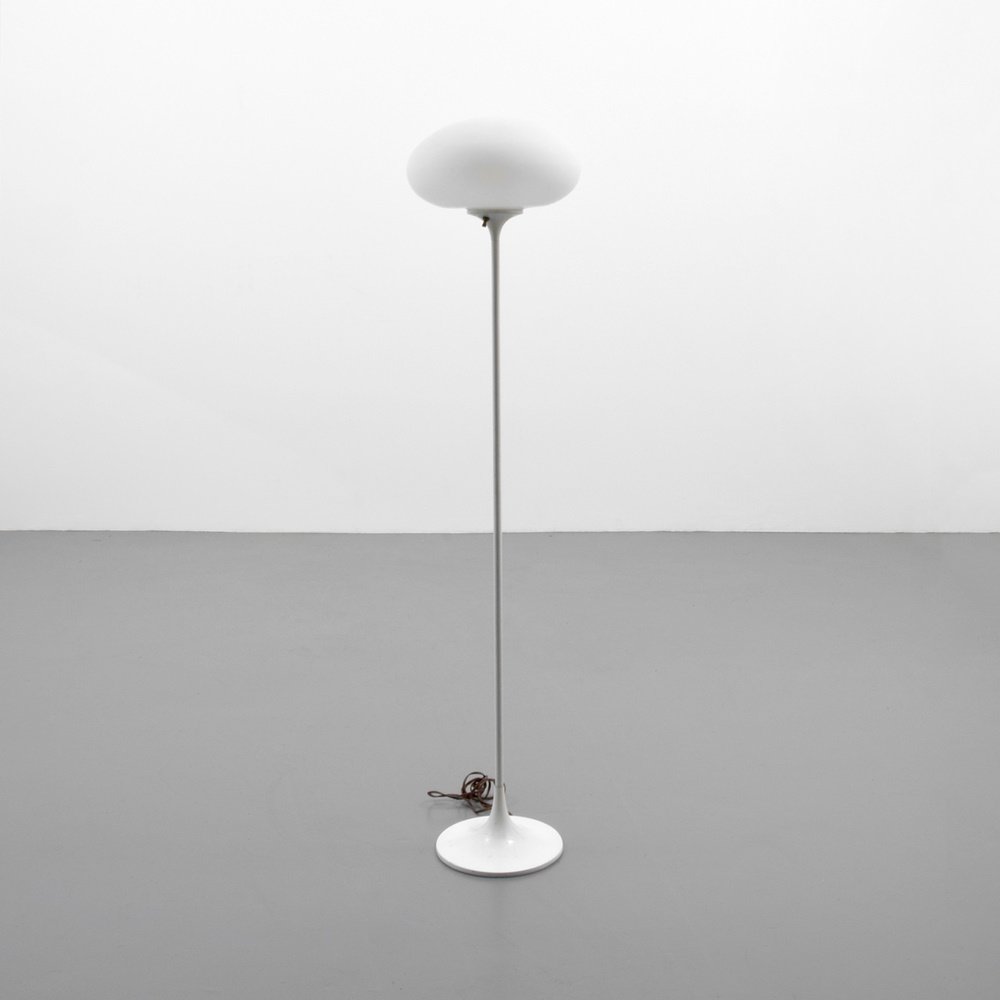 Bill Curry MUSHROOM Floor Lamp: Designer & Manufacturer: Bill Curry; Laurel Lamp Co. Markings: marking(s) Country of Origin & Materials: USA; metal, glass Additional Information: (Key Word Search: Herman Miller, Knoll, George Nelson