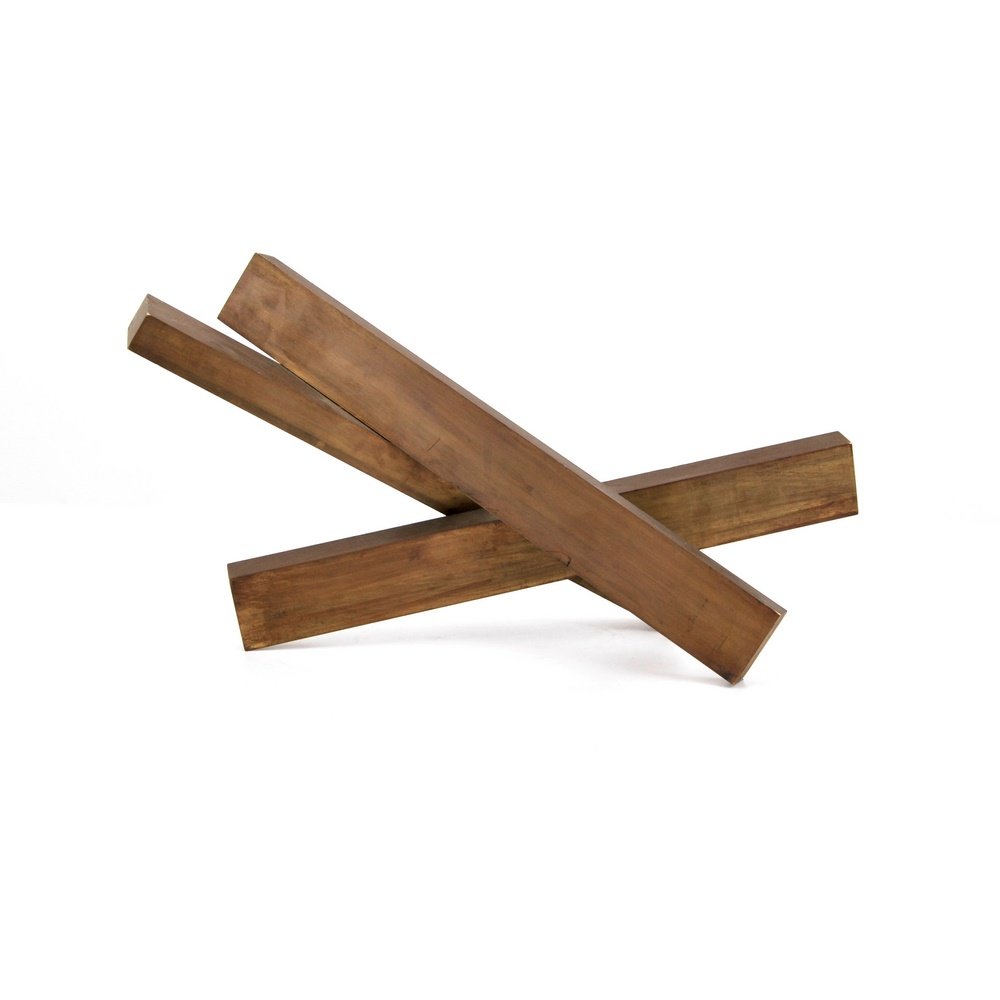 Larry Mohr Bronze Sculpture: Designer & Manufacturer: Larry Mohr (1921-2013) Markings: signed; ed. 1/18; 1988 Country of Origin & Materials: American; bronze Additional Information: Work is titled CXC I. Provenance: Estate of Lar