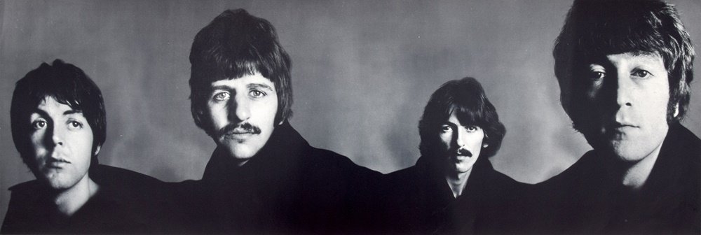 Richard Avedon THE BEATLES Original Banner, 1st Edition: Designer & Manufacturer: Richard Avedon (1923-2004) Markings: marking(s); unknown edition size; 1967 Country of Origin & Materials: American; paper Additional Information: Original banner of John, Pau