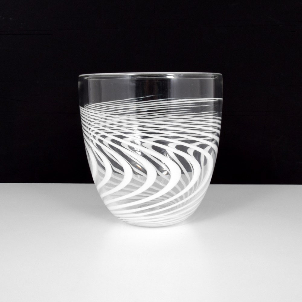Large Signed Art Glass Vase/Bowl: Designer & Manufacturer: unknown Markings: marking(s) Country of Origin & Materials: unknown; glass Additional Information: (Key Word Search: Venini, Barovier & Toso, Archimede Seguso, Cenedese, Salvi
