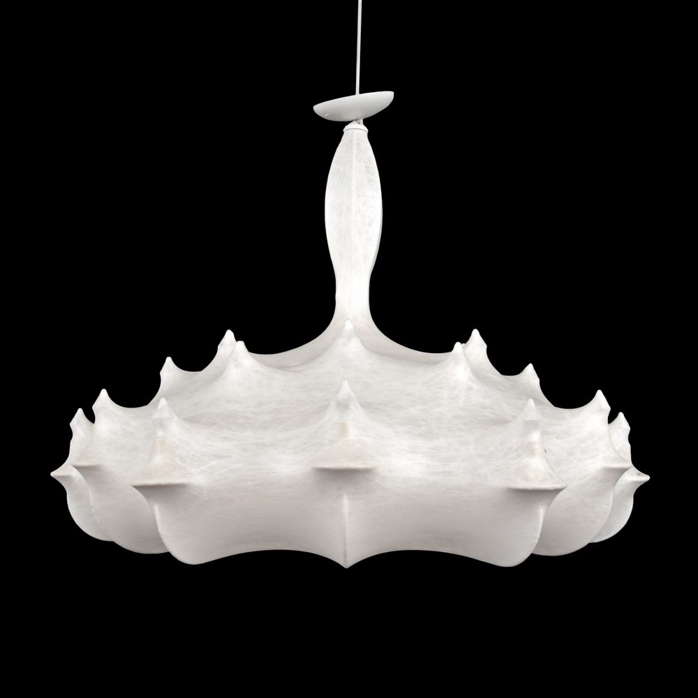 Marcel Wanders ZEPPELIN S1 Chandelier: Designer & Manufacturer: Marcel Wanders; Flos Markings: marking(s) Country of Origin & Materials: Italy; transparent PMMA, steel, crystal Additional Information: (Key Word Search: Venini, Fontana Arte