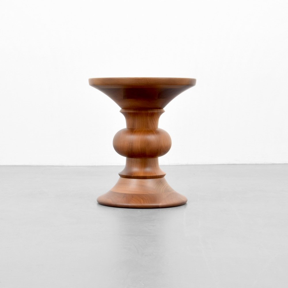 TIME-LIFE Stool, Charles & Ray Eames Design: Designer & Manufacturer: design by Charles & Ray Eames Markings: no marking(s) apparent Country of Origin & Materials: USA; walnut Additional Information: Reference: Classic Herman Miller, Leslie Pina