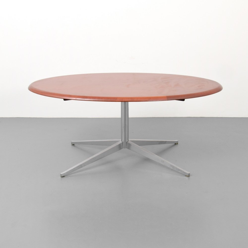 Florence Knoll Dining/Conference Table: Designer & Manufacturer: Florence Knoll; Knoll International Markings: marking(s) Country of Origin & Materials: USA; wood, metal Additional Information: Reference: Knoll - A Modernist Universe, B