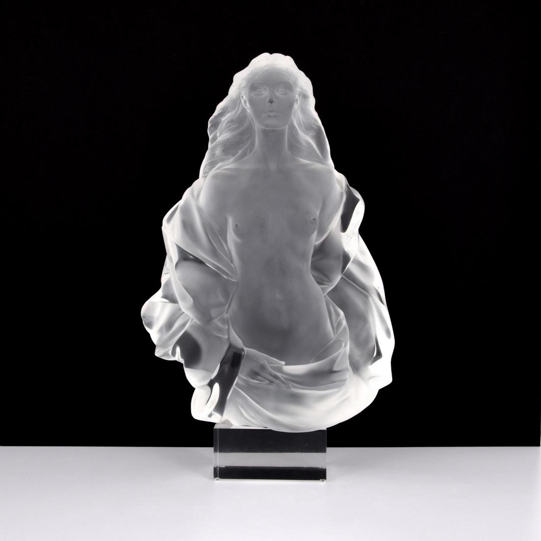 Large Frederick Hart FIDELIA Sculpture: Artist: Frederick Hart (1943-1999) Markings: signed; 1988; ed. 49/350 Country of Origin & Materials: American; acrylic Additional Information: Work is titled FIDELIA. Provenance: Private Collection, B