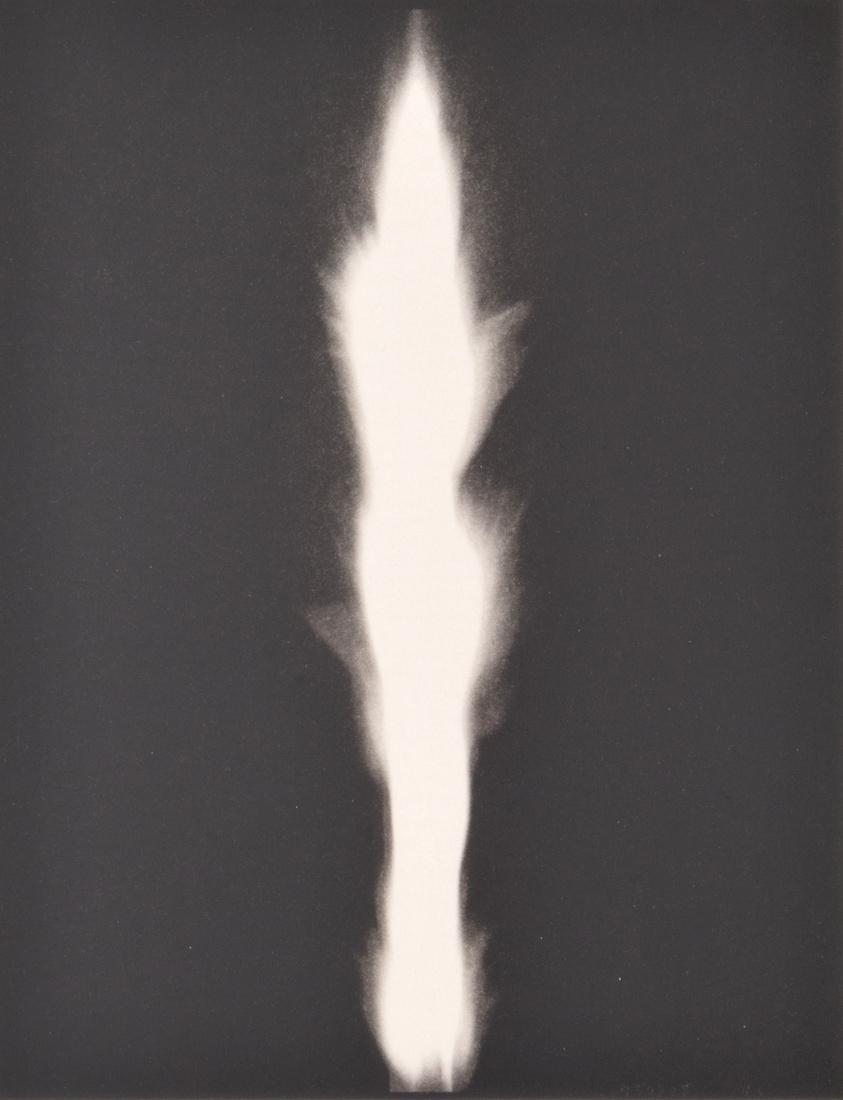 Hiroshi Sugimoto Photo - Lithograph, Signed Edition: Artist: Hiroshi Sugimoto (b. 1948) Markings: signed; ed. 160/225; 2003 Country of Origin & Materials: Japanese/American; hand-cut Japanese Torinoko paper Additional Information: Work is titled IN PRAI