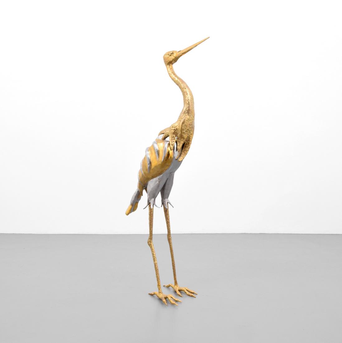 Jacques Duval-Brasseur Sculpture: Designer & Manufacturer: Jacques Duval-Brasseur Markings: signed Country of Origin & Materials: France; mixed metals Additional Information: Sculpture is assembled from four parts; head, body and legs