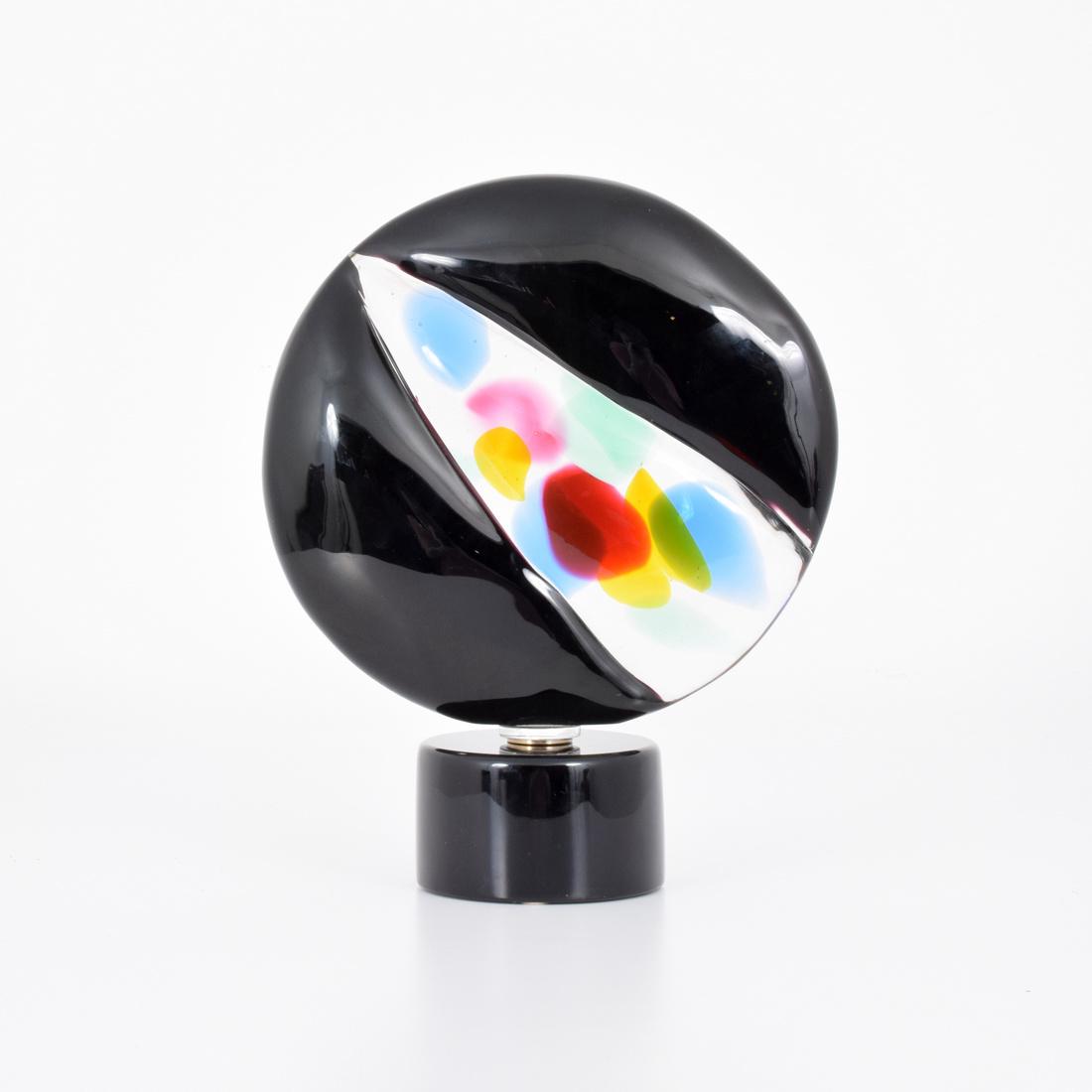 Giampaolo Seguso Murano Sculpture: Designer & Manufacturer: Giampaolo Seguso Markings: signed Country of Origin & Materials: Italy; glass Additional Information: No additional information. Dimensions(H,W,D): 13"h, 10.5"w, 4.25"d
