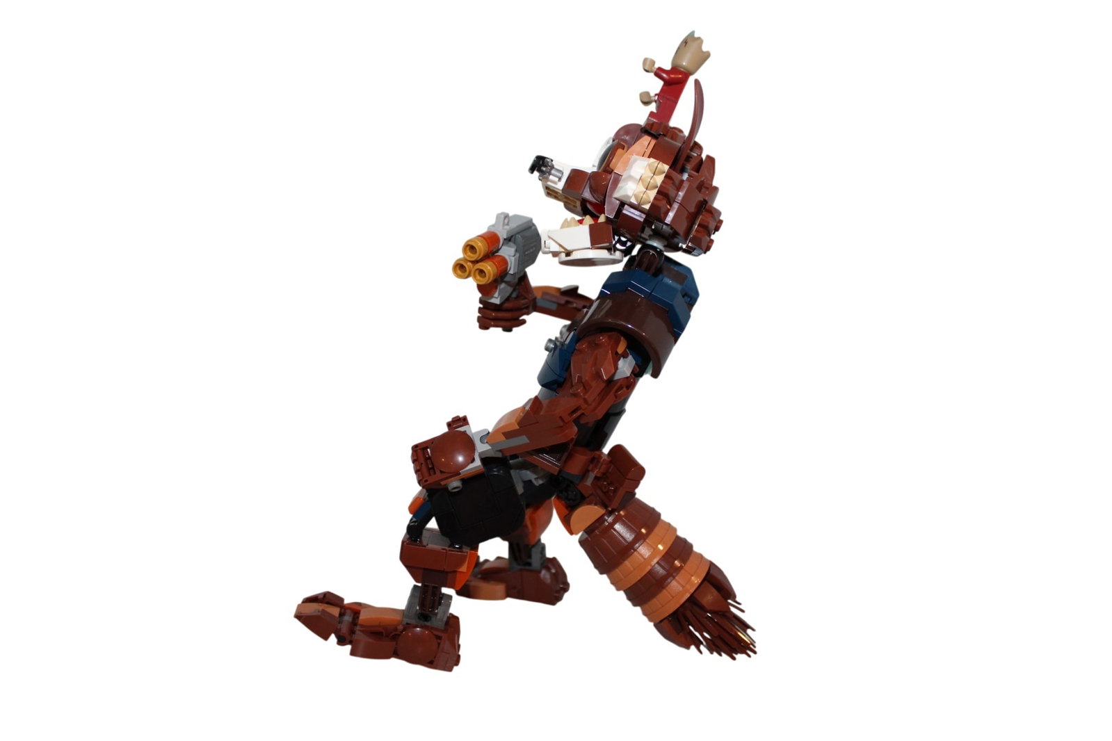 Rocket and Baby Groot Assembled Lego Set - 3