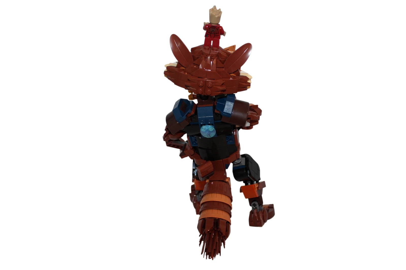Rocket and Baby Groot Assembled Lego Set - 4