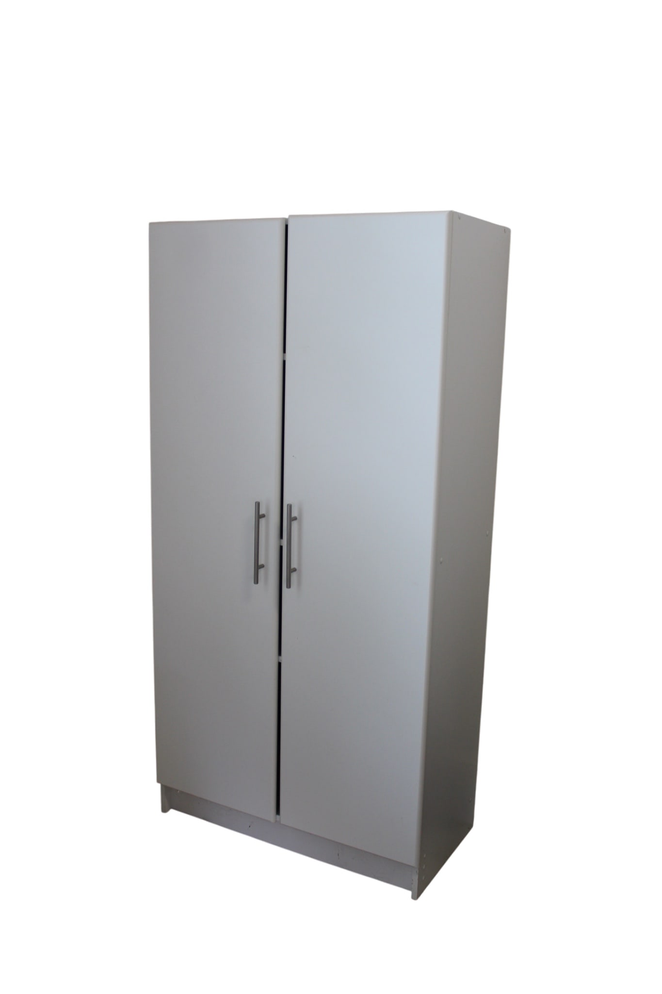 White Cabinet: White Cabinet. 65.25" H x 32" W x 16.75" D.