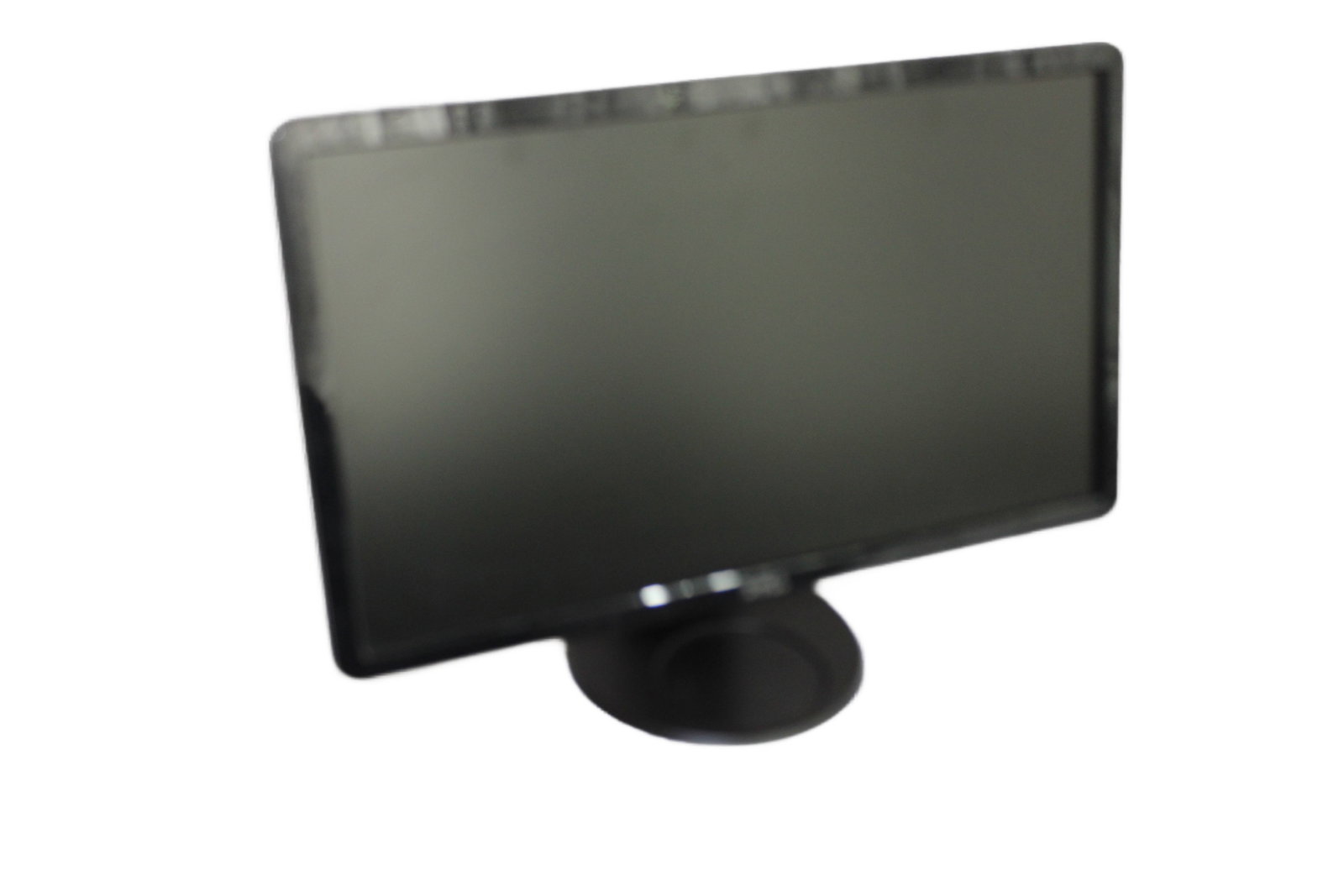 Dell Monitor: Black Dell Monitor. Monitor: 13.5" H x 23" W x 3.5" D. Collapsible Stand: 9" H x 9" W x 8" D.