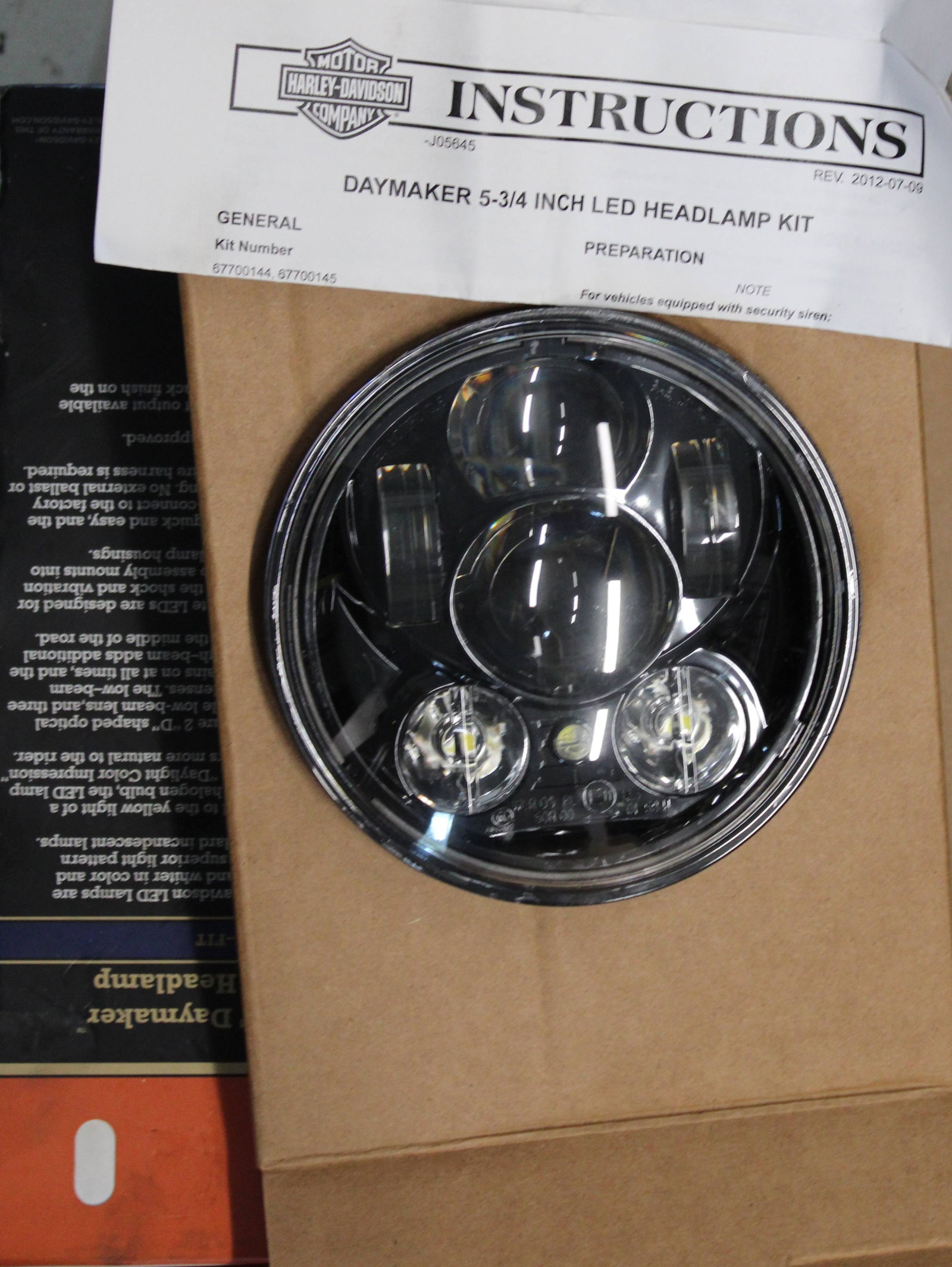 Harley Davidson 5.75 Inch Daymaker LED Headlamp - 2