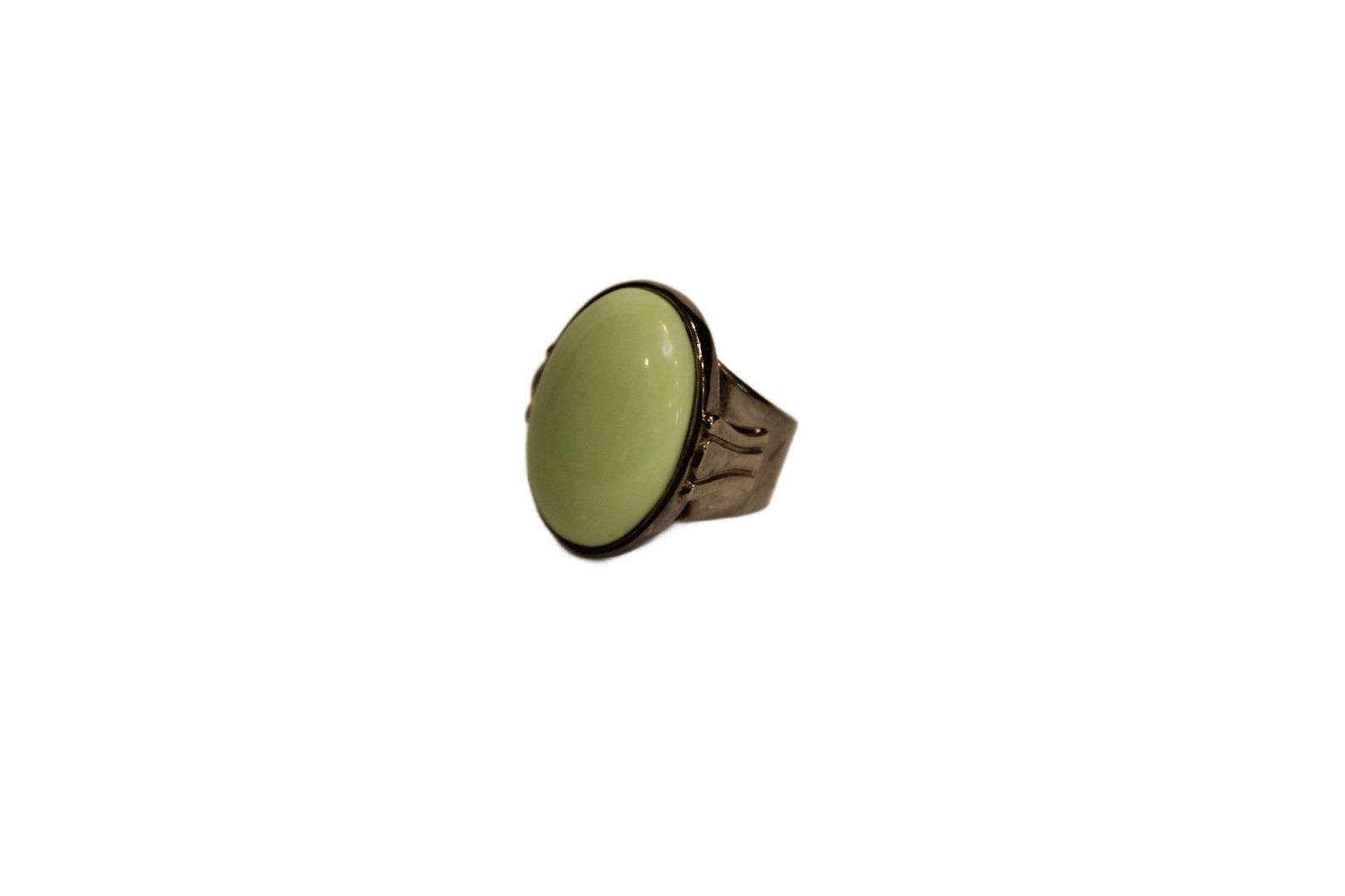 Native American Desert Rose Signed Sterling Ring - 2