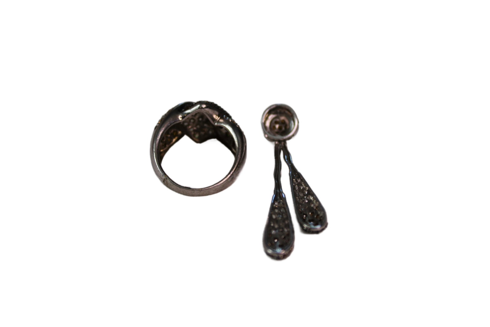 Sterling Silver Pendant and Ring - 7