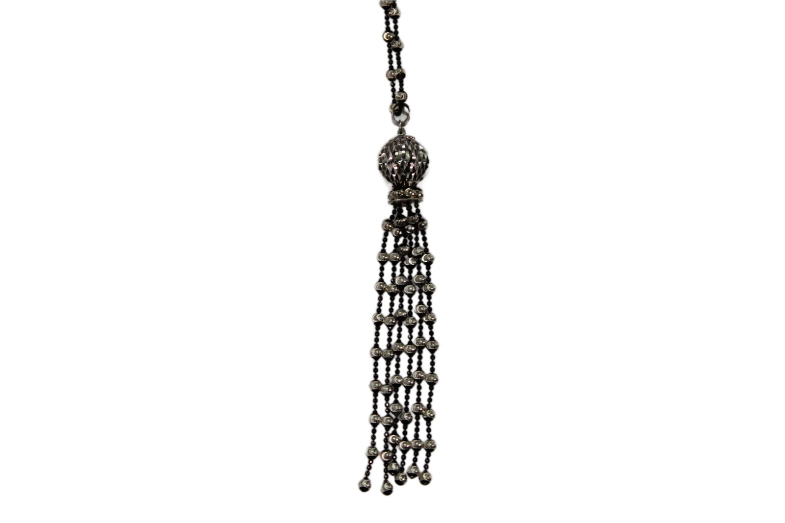 Sterling Silver Disco Ball Necklace - 2
