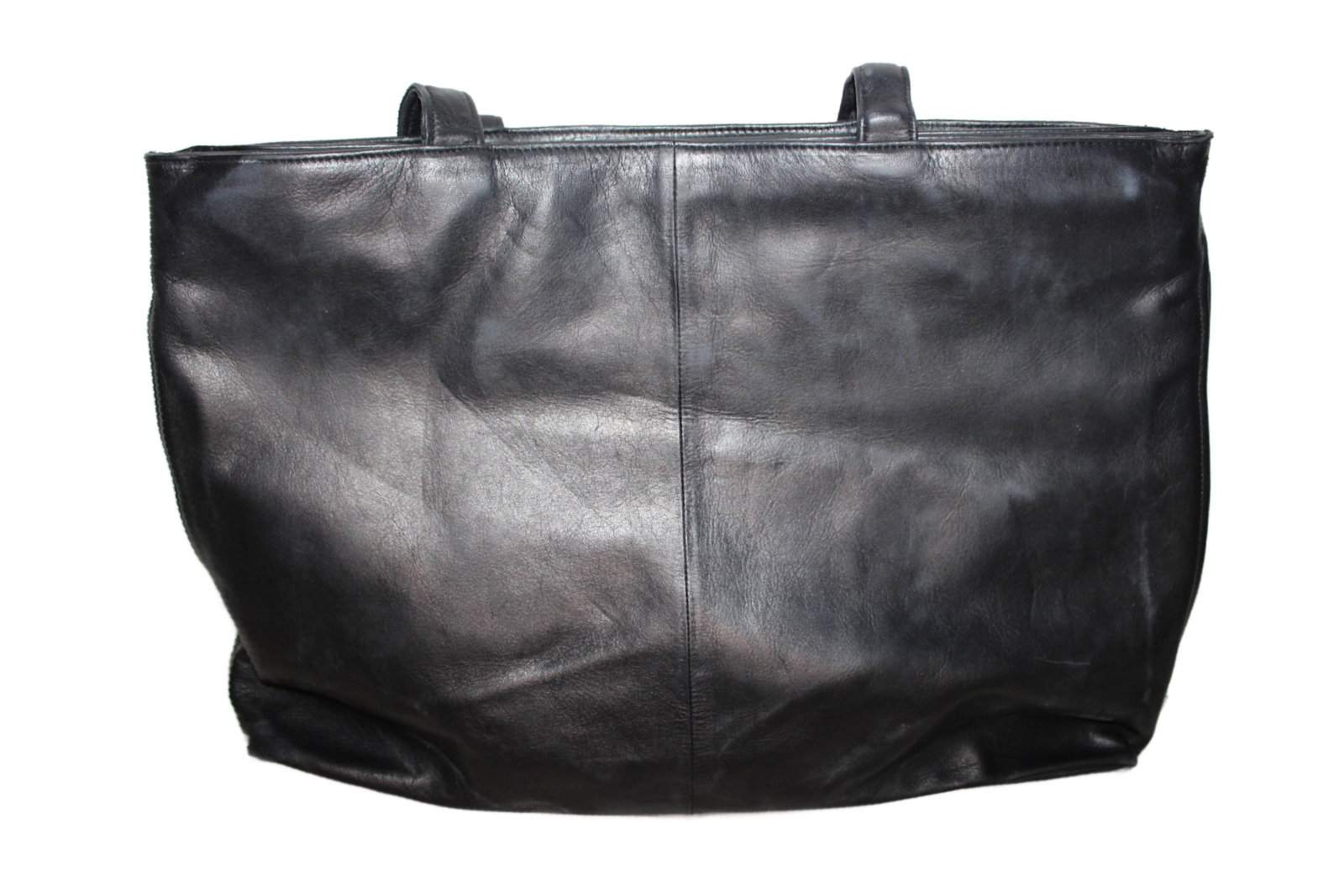 Large Perlina Black Leather Bag - 2