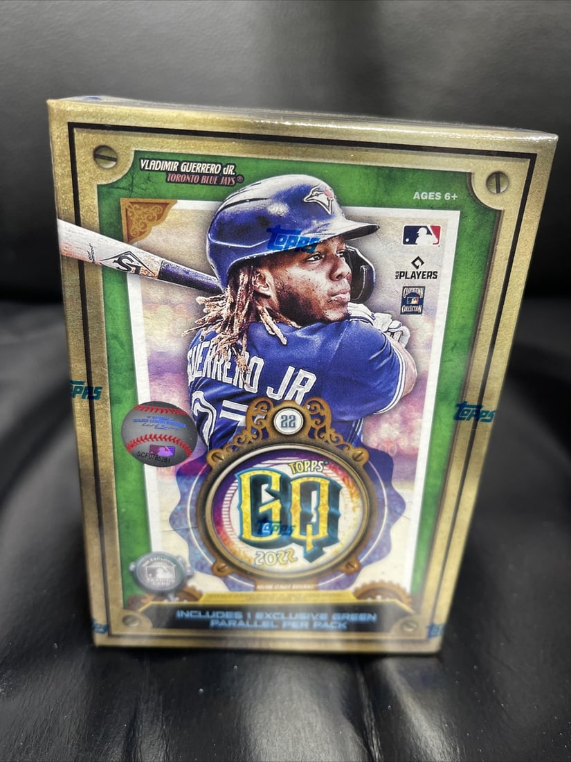 Topps 2022 Gypsy Queen Baseball Trading Card BLASTER Box: The Topps 2022 Gypsy Queen Baseball Trading Card BLASTER Box contains 7 packs of standard-sized trading cards featuring players from the Major League Baseball (MLB). This set includes top athletes suc