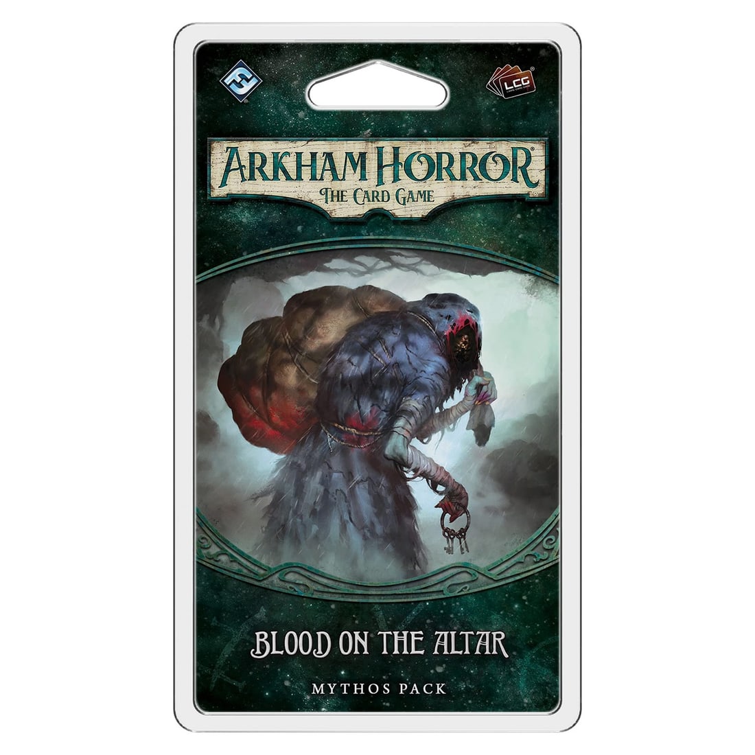 Fantasy Flight Games Arkham Horror The Card Game Blood Mythos Pack: THE DUNWICH LEGACY CONTINUES: Blood on the Altar is the third thrilling Mythos Pack in The Dunwich Legacy cycle. MYSTERIES AWAIT: Explore the secrets of Dunwich as you uncover the unsettling connectio