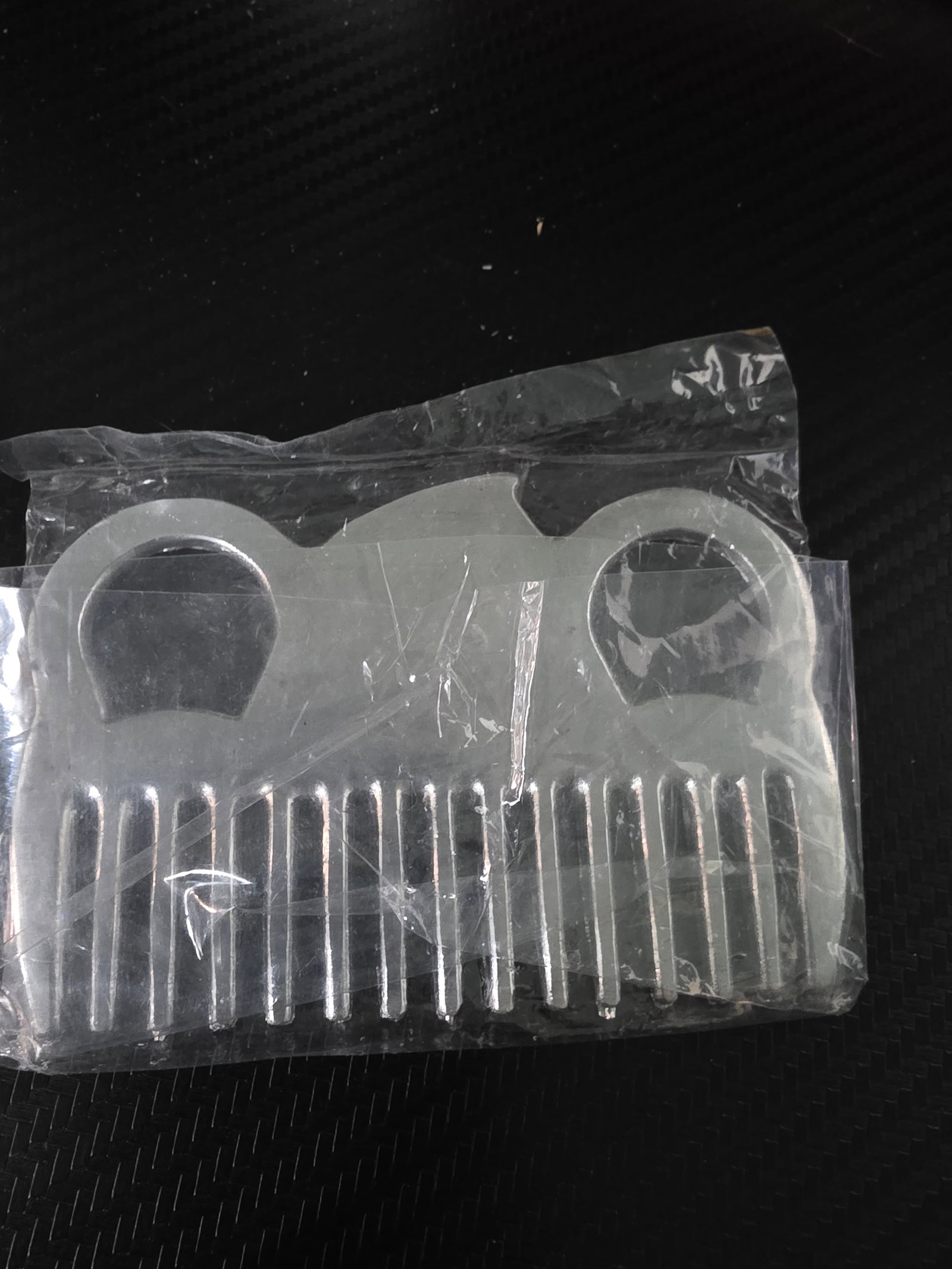 2 Custom made Metal Combs - 2