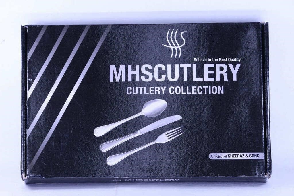 MHS Cutlery Stainless Steel Cutlery Set w/ Box (1 of 4)