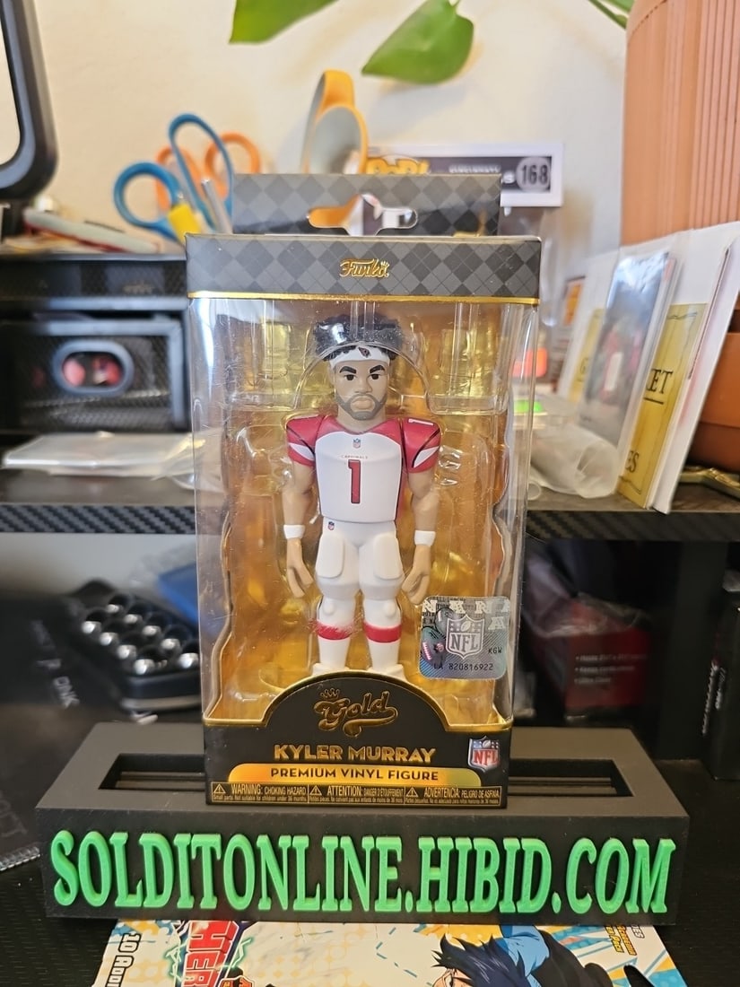 Gold Funko Pop! Premium Vinyl Figure KYLER MURRAY Arizona Cardinals NFL 5" (1 of 2)