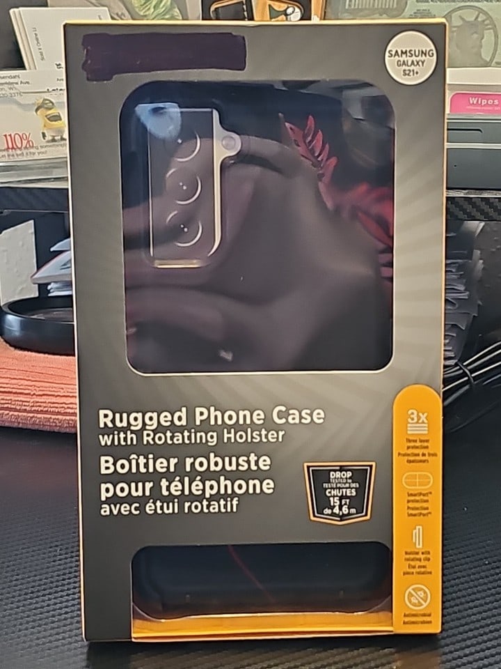 Blackweb Rugged Phone Case for Samsung Galaxy S21+ Model : 1035401: The Blackweb Rugged Phone Case for Samsung Galaxy S21+ is a durable and protective accessory designed specifically for the Samsung Galaxy S Plus model. With a sleek black color and rugged design, this