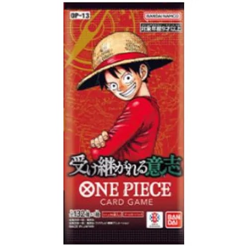 One Piece TCG Booster OP-13 Carrying on his Will: Dive into the world of the One Piece Trading Card Game with the exclusive “Carrying on his Will” booster. This Japanese collectible, straight from Bandai, offers an exciting experience for