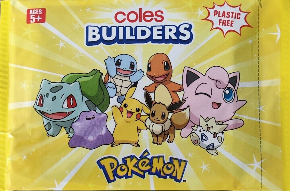 Coles Pokémon Builders Pokemon Builder Individual Pack: The product is a brand new sealed pack of Pokémon Coles Pokémon Builders, featuring the character Pikachu from the Scarlet & Violet set. This pack is ideal for collectors and players of the Pokémon